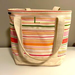 Monogrammed Lands End Canvas Tote